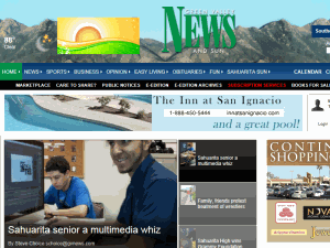 The Green Valley News and Sun - home page