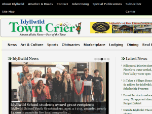 Idyllwild Town Crier - home page