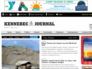 Kennebec Journal / Morning Sentinel - home page