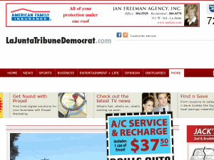 La Junta Tribune-Democrat - home page