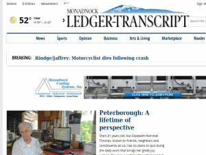 Monadnock Ledger-Transcript - home page