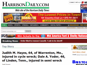 Harrison Daily Times - home page