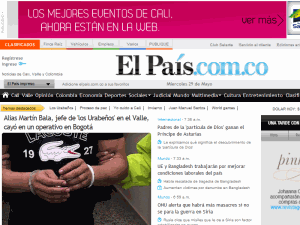 El País - home page