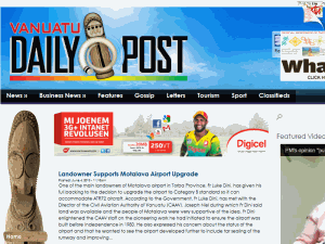 Vanuatu Daily Post - home page