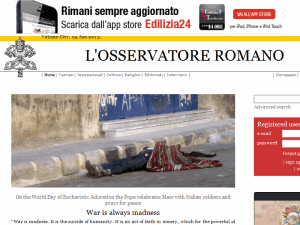 L'Osservatore Romano - home page
