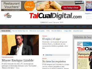 Tal Cual - home page