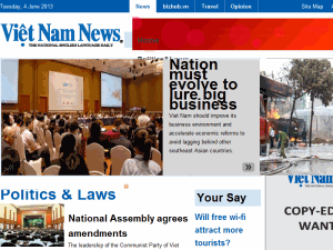 Viet Nam News - home page