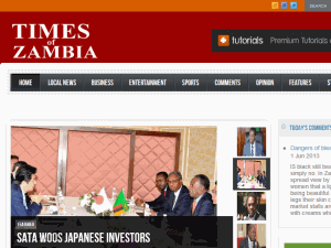 Times of Zambia - home page
