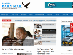 Zambia Daily Mail - home page
