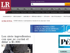 La República - home page