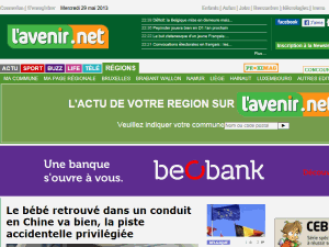 L'Avenir - home page