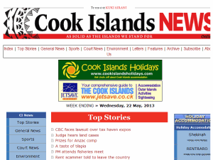 Cook Islands News - home page