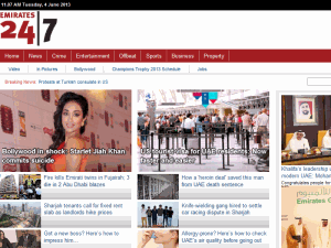 Emirates 24/7 - home page