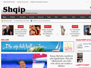 Gazeta Shqip - home page