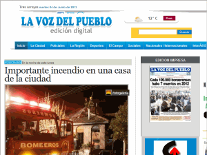 La Voz del Pueblo - home page