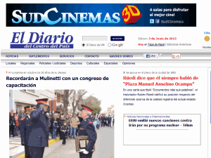 El Diário del Centro del País - home page