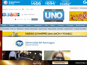 Diário Uno - home page