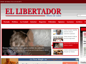 El Libertador - home page