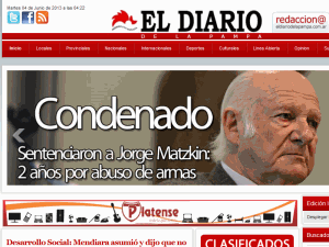 El Diário de la Pampa - home page