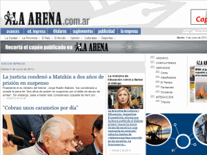 La Arena - home page