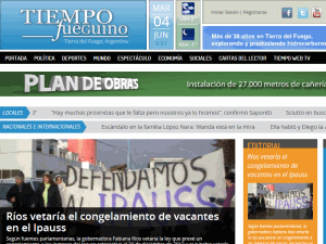 Tiempo Fueguino - home page