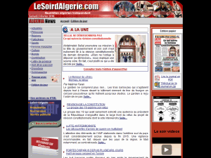 Le Soir d'Algérie - home page