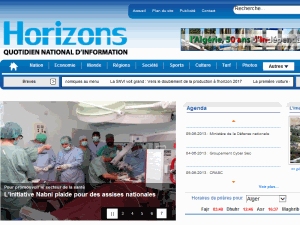 Horizons - home page
