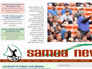 Samoa News - home page