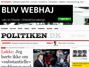 Politiken - home page