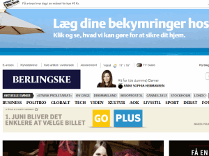 Berlingske Tidende - home page