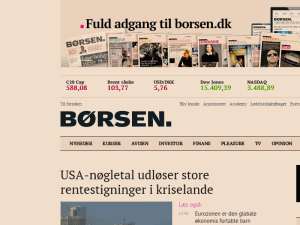 Dagbladet Børsen - home page