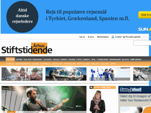 Arhus Stiftstidende - home page