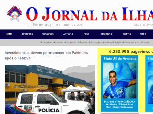 O Jornal da Ilha - home page