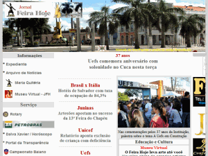Jornal Feira Hoje - home page