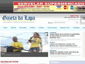 Gazeta da Lapa - home page