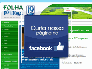 Folha do Litoral - home page