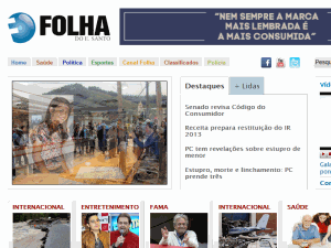 Folha do Espirito Santo - home page