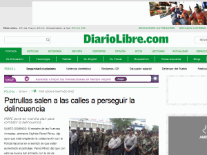 Diário Libre - home page