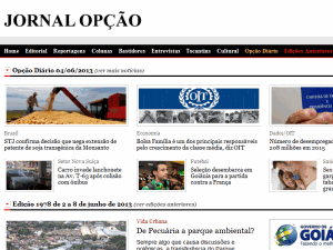 Jornal Opção - home page