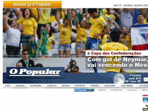 O Popular - home page