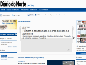 Diário do Norte - home page
