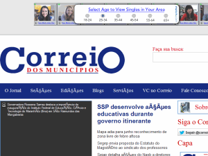 Correio dos Municipios - home page