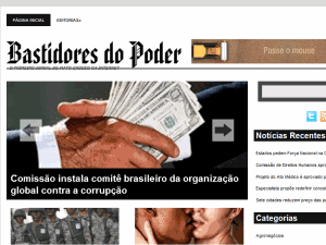 Bastidores do Poder - home page