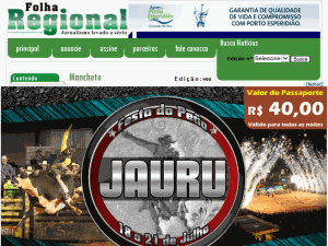Folha Regional - home page