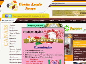 Costa Leste News - home page