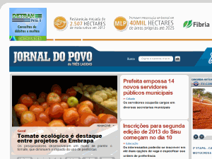 Jornal do Povo de Tres Lagoas - home page