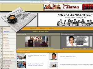 Folha Andradense - home page
