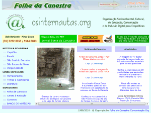 Folha da Canastra - home page