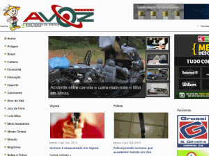 A Voz - home page