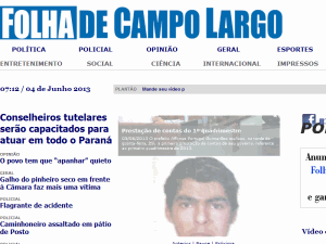 Folha de Campo Largo - home page